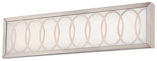  Celice LED Bath In Brushed Nickel Finish
