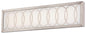  Celice LED Bath In Brushed Nickel Finish