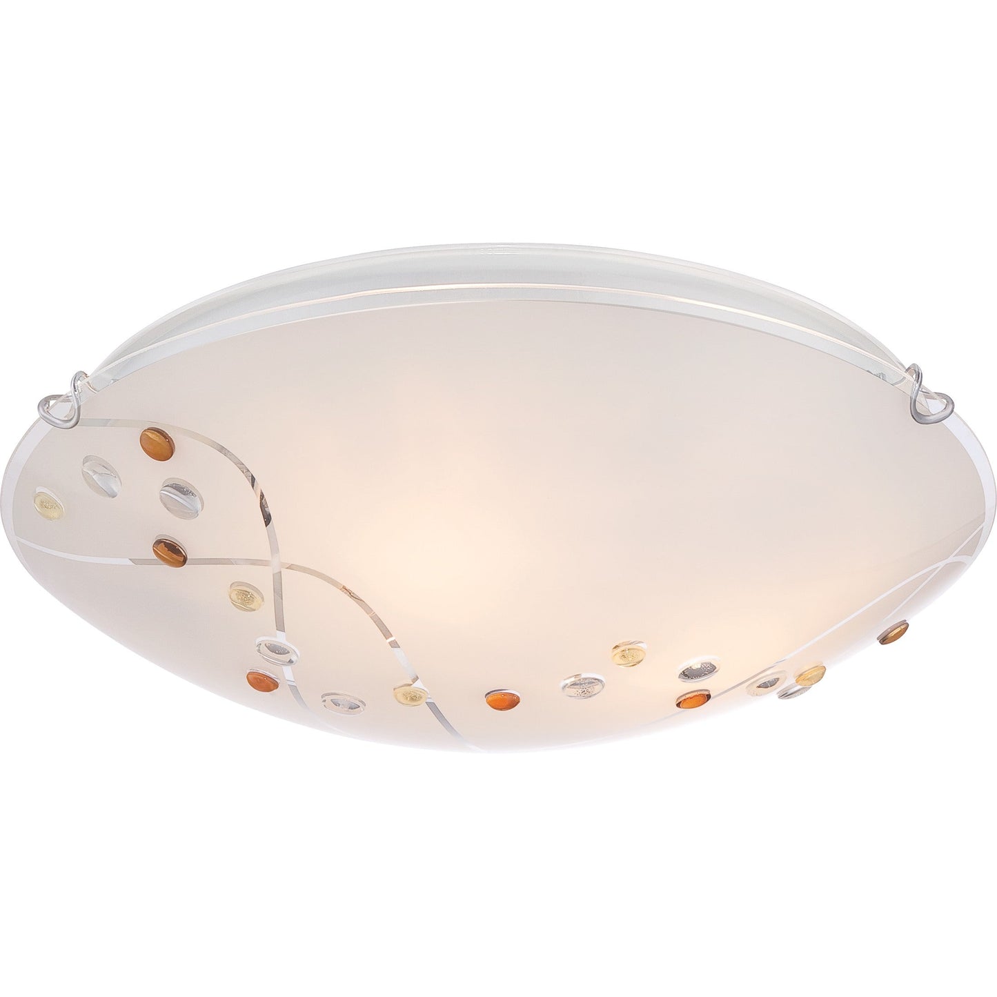  Stellar 3-Light Flush Mount In Polished Chrome