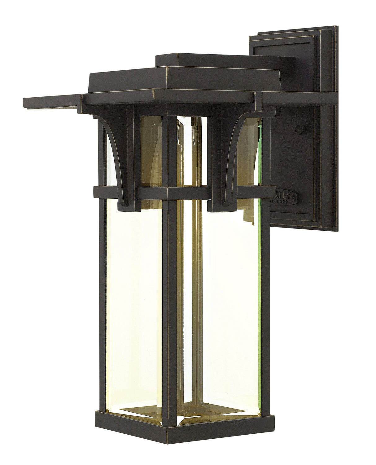  Manhattan Medium Wall Mount Lantern In Oil Rubbed Bronze