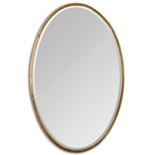  Uttermost's Herleva Gold Oval Mirror Designed By Grace Feyock