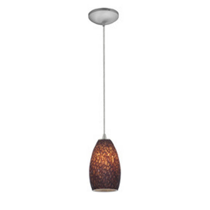  Champagne 1-Light Cable Hung Pendant