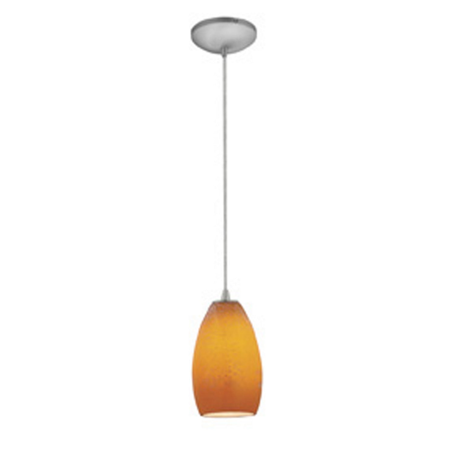  Champagne 1-Light Cable Hung Pendant