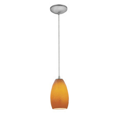 Champagne 1-Light Cable Hung Pendant