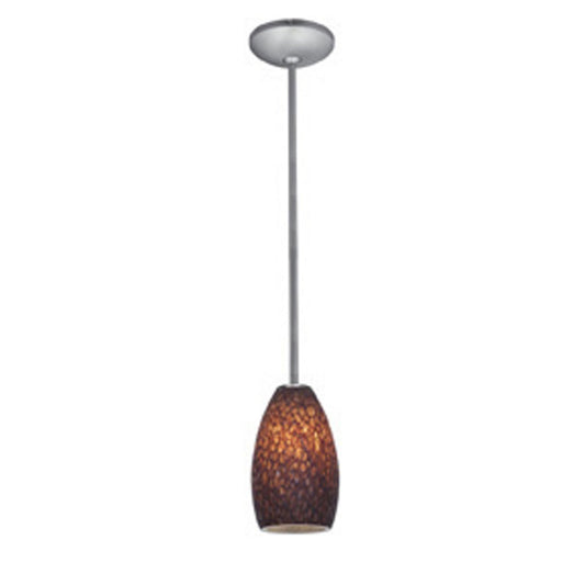  Champagne 1-Light Downrod Pendant