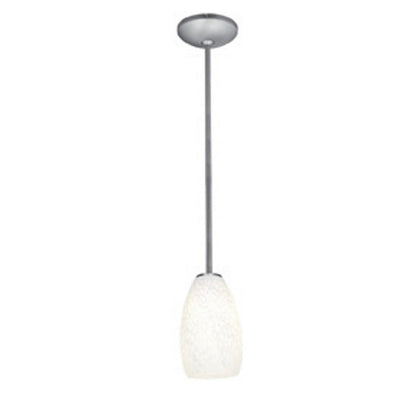  Champagne 1-Light Downrod Pendant