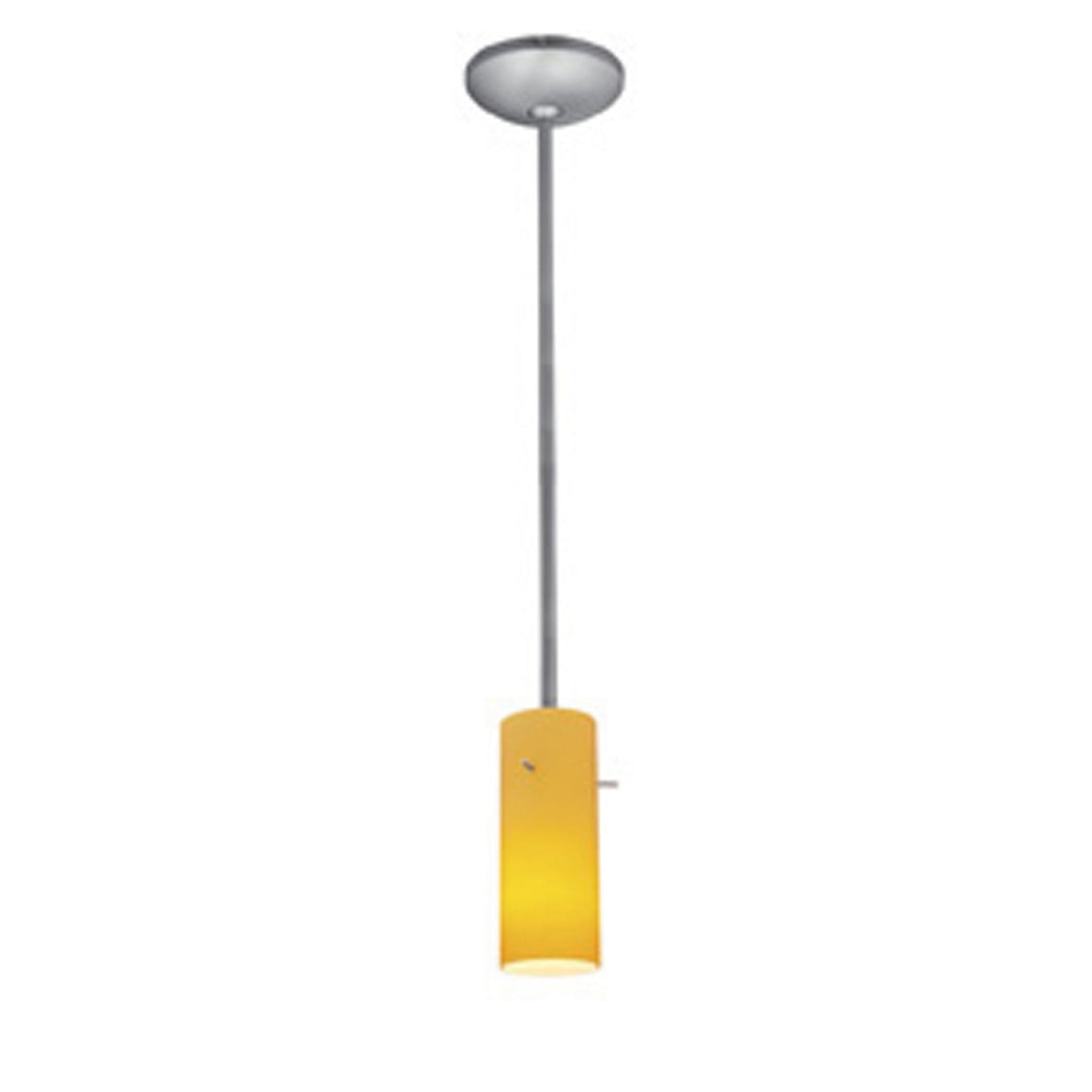  Cylinder 1-Light Downrod Pendant