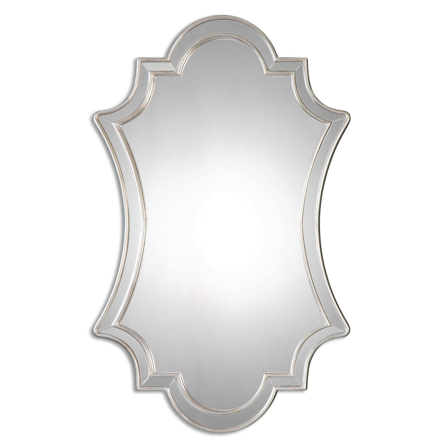  Uttermost's Elara Antiqued Silver Wall Mirror