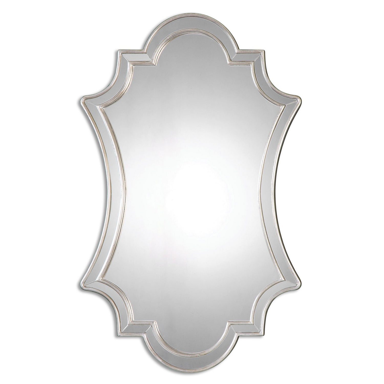  Uttermost's Elara Antiqued Silver Wall Mirror