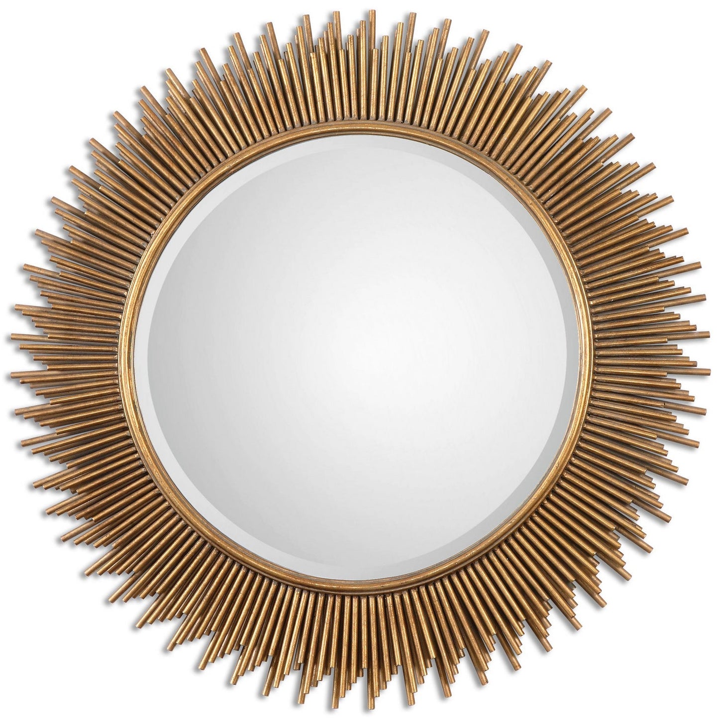  Uttermost's Marlo Round Gold Mirror Designed By Billy Moon