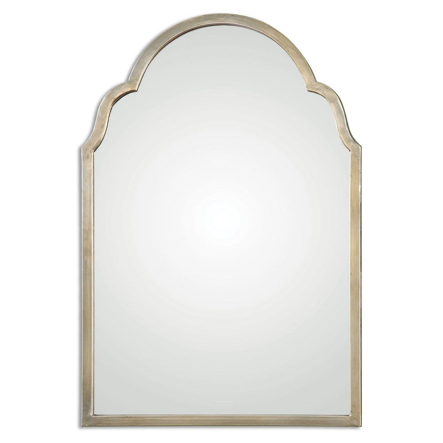  Uttermost's Brayden Petite Silver Arch Mirror Designed By Grace Feyock