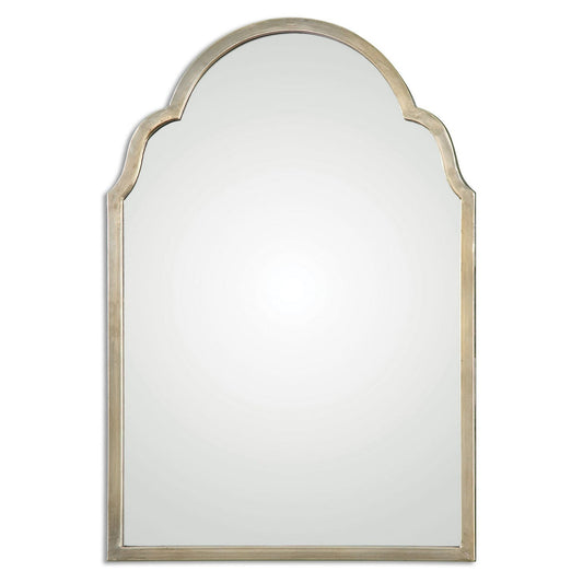  Uttermost's Brayden Petite Silver Arch Mirror Designed By Grace Feyock