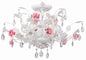  Lola 6-Light Ceiling Mount In Wet White