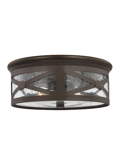  Lakeview 2-Light Outdoor Ceiling Flush Mount