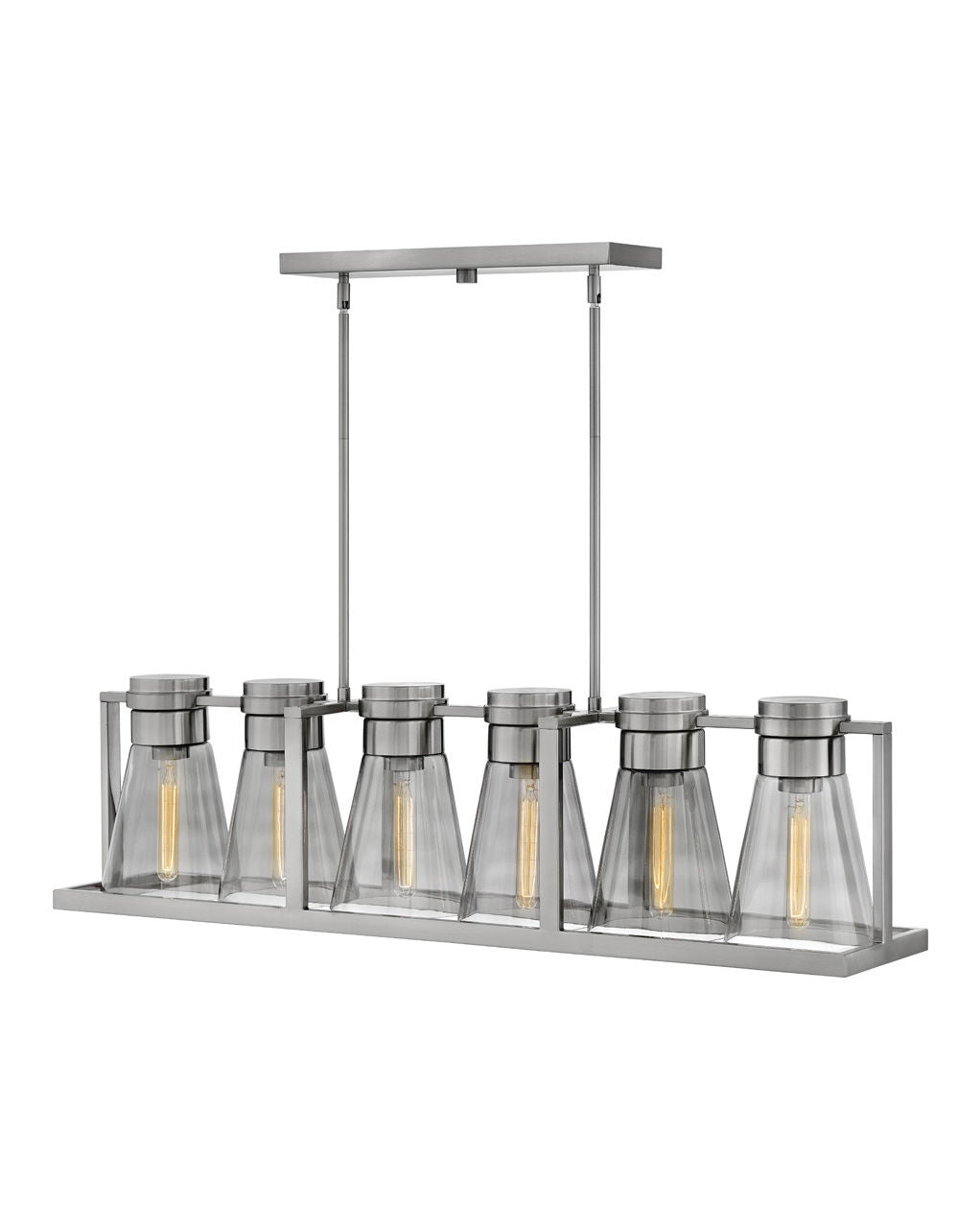  Refinery Six Light Linear Chandelier