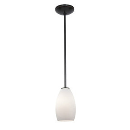  Champagne 1-Light Downrod Pendant