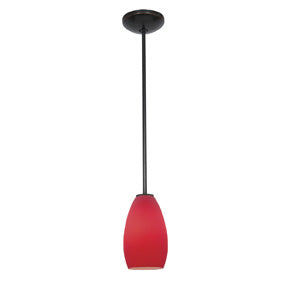  Champagne 1-Light Downrod Pendant