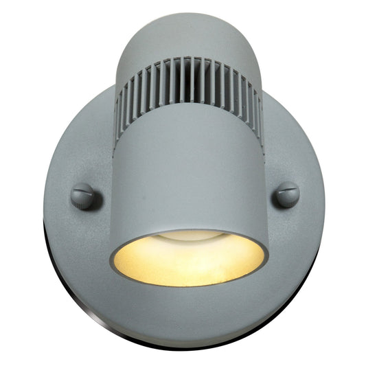  Fin 1-Light LED Spotlight In Satin Finish