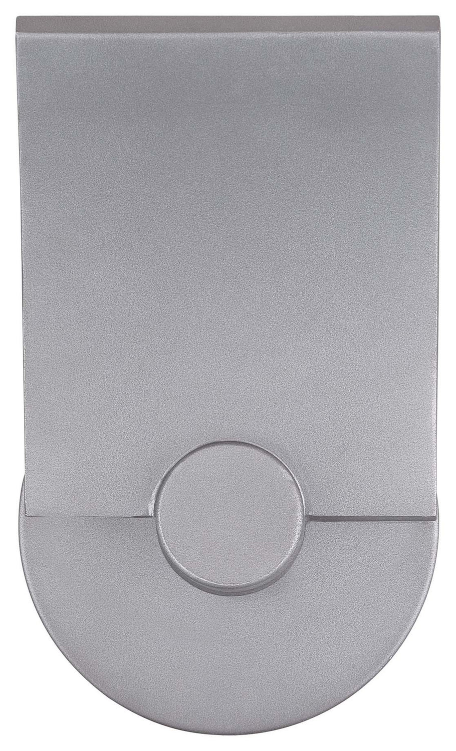  Flipout LED Wall Sconce In Sand Silver With Clear & Sand Blasting Inside