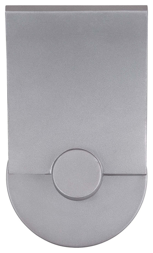  Flipout LED Wall Sconce In Sand Silver With Clear & Sand Blasting Inside