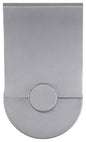  Flipout LED Wall Sconce In Sand Silver With Clear & Sand Blasting Inside