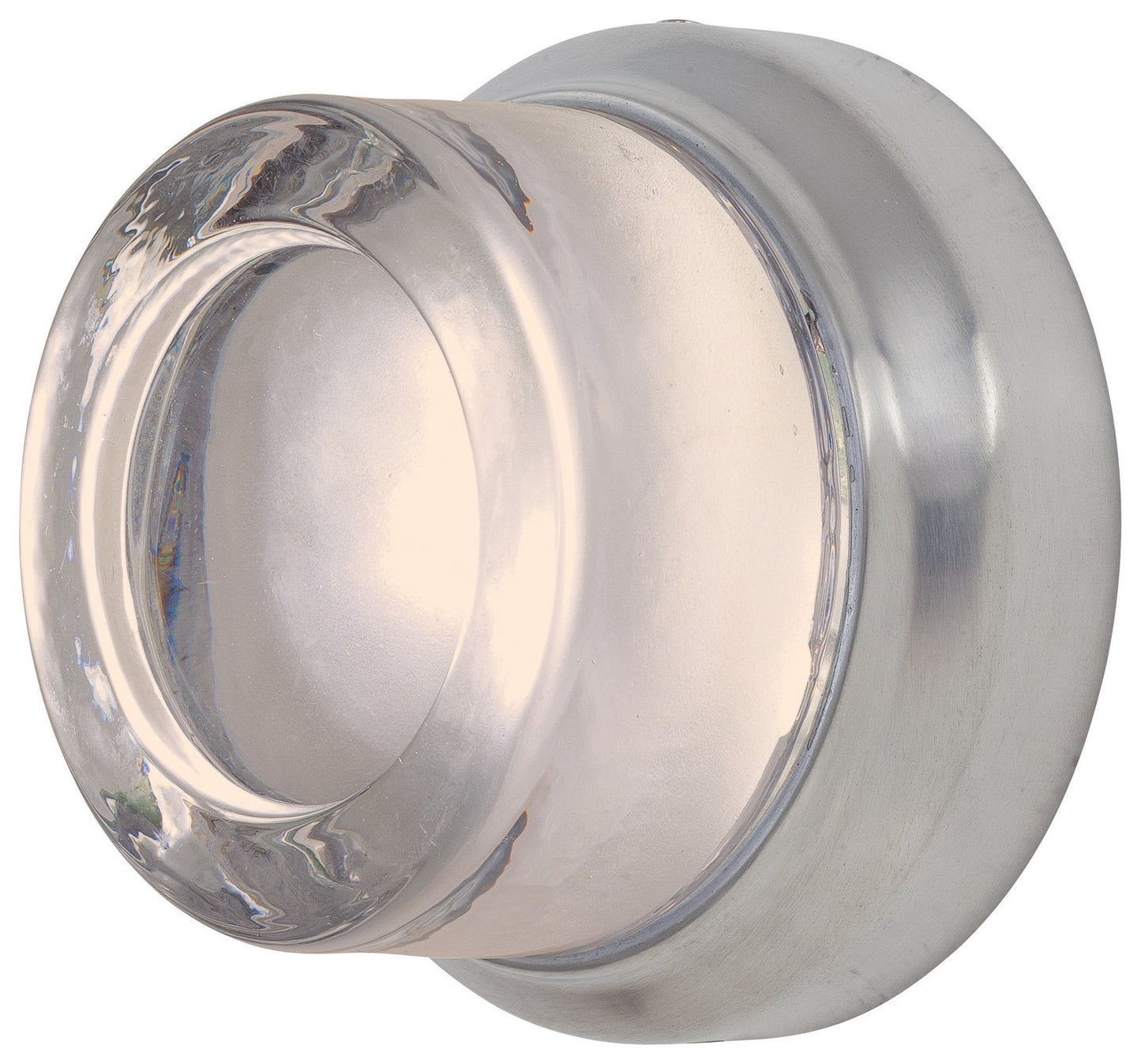  Comet 1 Light LED Wall Sconce (Convertible To Flush Mount) In Brushed Stainless Steel
