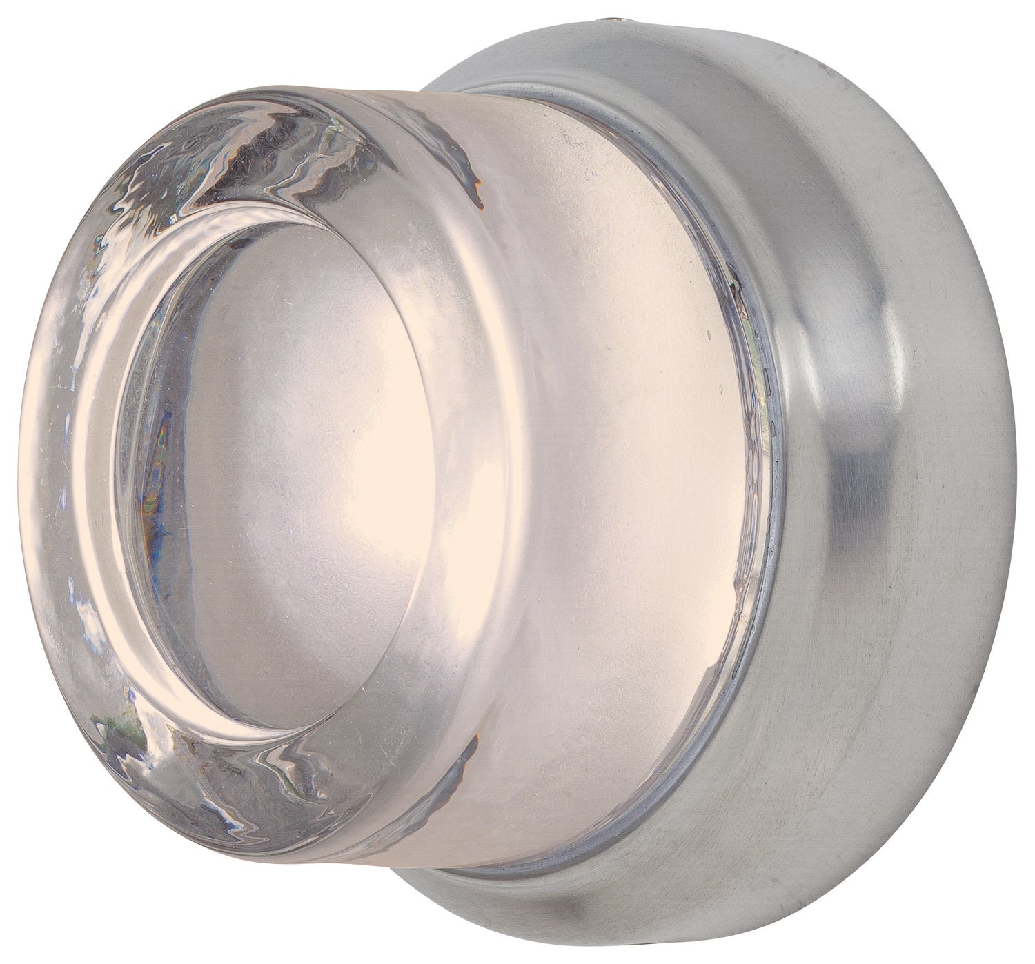  Comet 1 Light LED Wall Sconce (Convertible To Flush Mount) In Brushed Stainless Steel