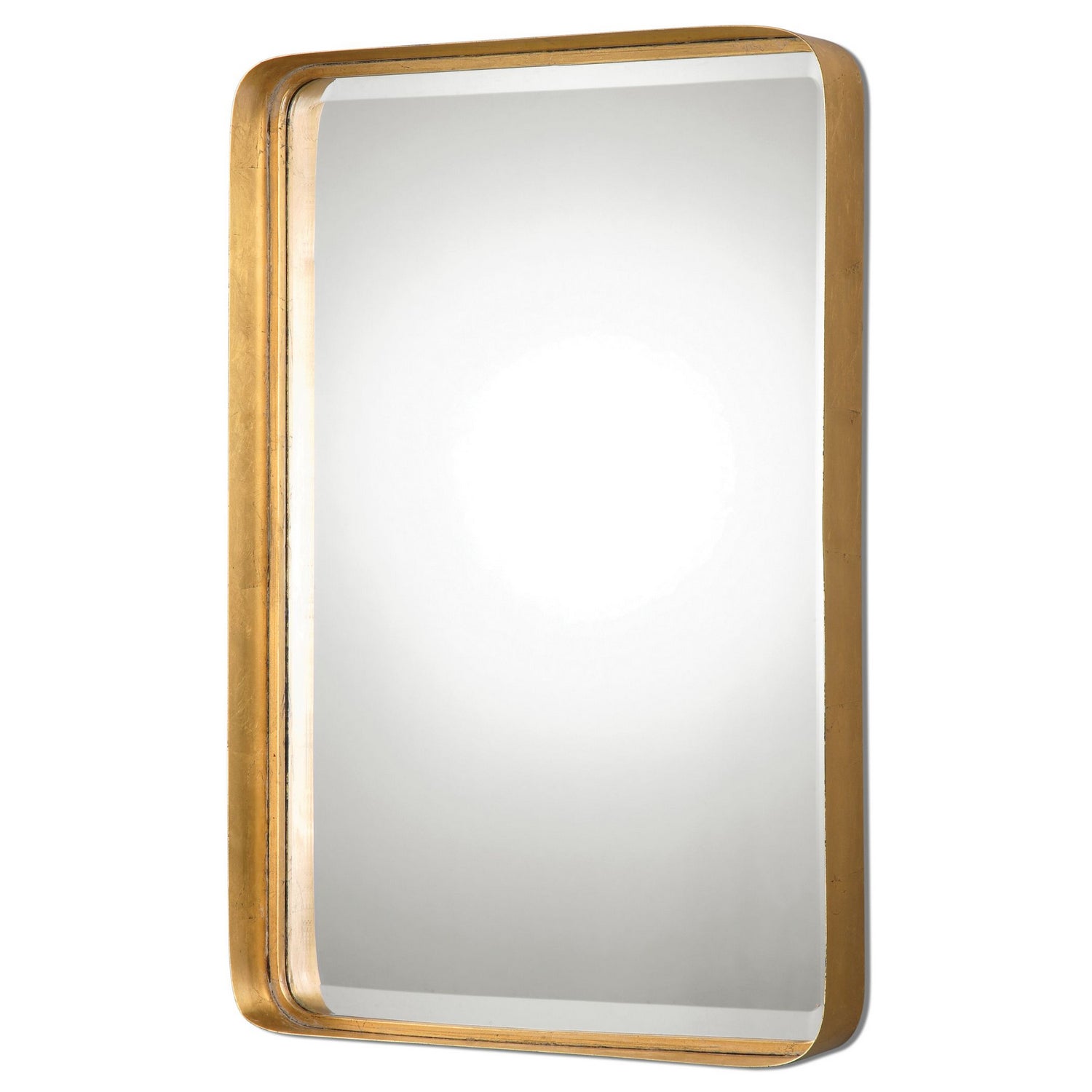  Uttermost's Crofton Antique Gold Mirror Designed By Grace Feyock