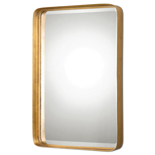  Uttermost's Crofton Antique Gold Mirror Designed By Grace Feyock