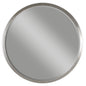  Uttermost's Serenza Round Silver Mirror Designed By Jim Parsons