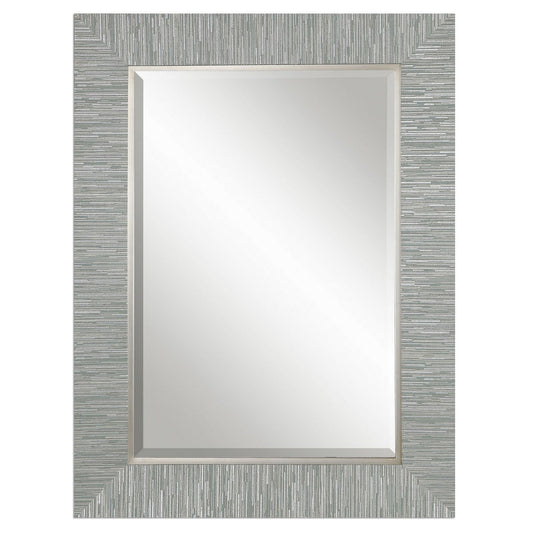  Uttermost's Belaya Gray Wood Mirror Designed By Grace Feyock