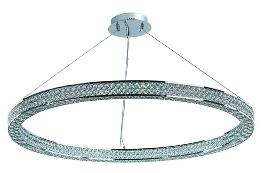 Maxim Eternity 40" LED Pendant In Polished Chrome