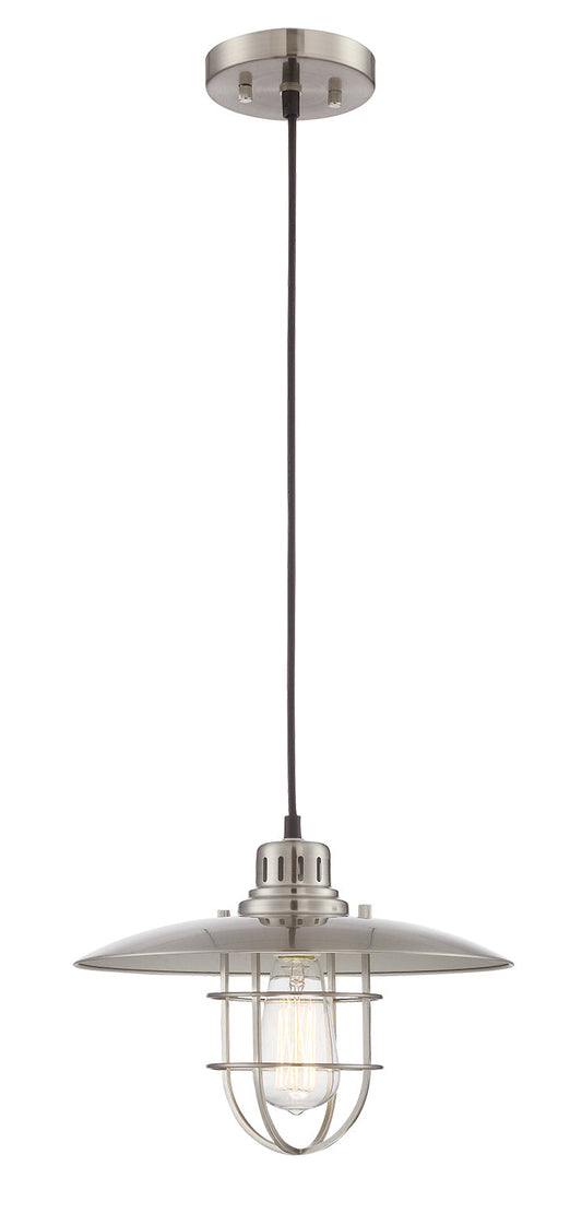  Lanterna II Pendant In Polished Steel Metal Lantern