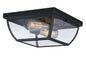  Granville 13" Outdoor Flushmount In Oil Burnished Bronze