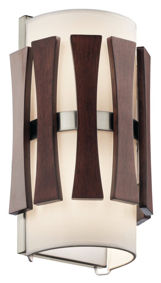  Cirus Wall Sconce 2-Light In Auburn Stained Finish