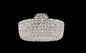  Modern Cesano 18" Semi-Flush Mount In Chrome