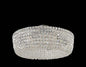  Modern Cesano 24" Semi-Flush Mount In Chrome