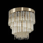  Casual Luxury Espirali 20" Convertible Pendant/ Semi-Flush Mount In Brushed Champagne Gold