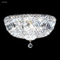  Six Light Flush Mount In Silver