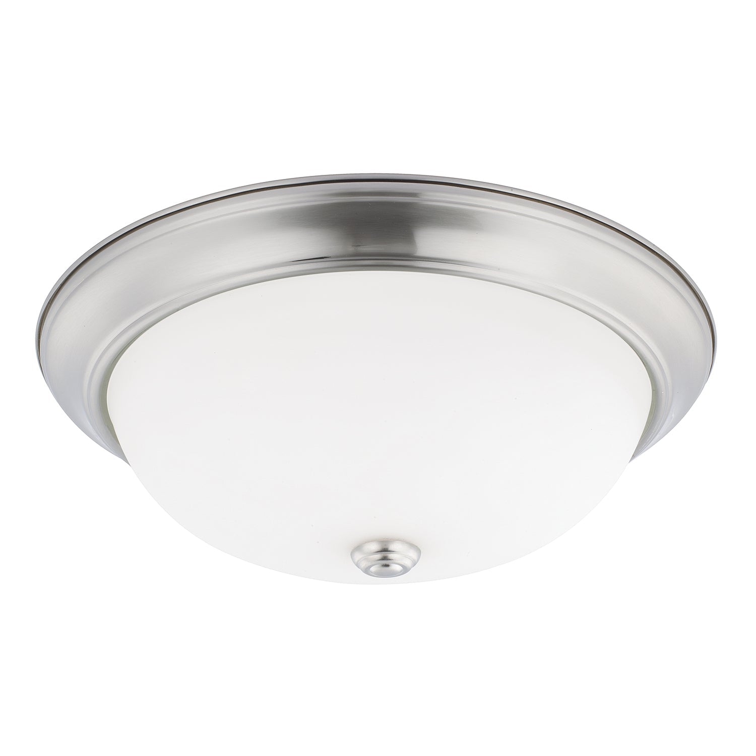  Bates 3-Light Flush Mount In Brushed Nickel