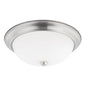  Bates 3-Light Flush Mount In Brushed Nickel