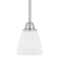  Trenton 1-Light Pendant In Brushed Nickel