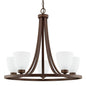  Jameson 5-Light Chandelier In Bronze