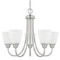  Trenton 5-Light Chandelier In Brushed Nickel