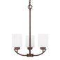  Dixon 3-Light Chandelier In Bronze
