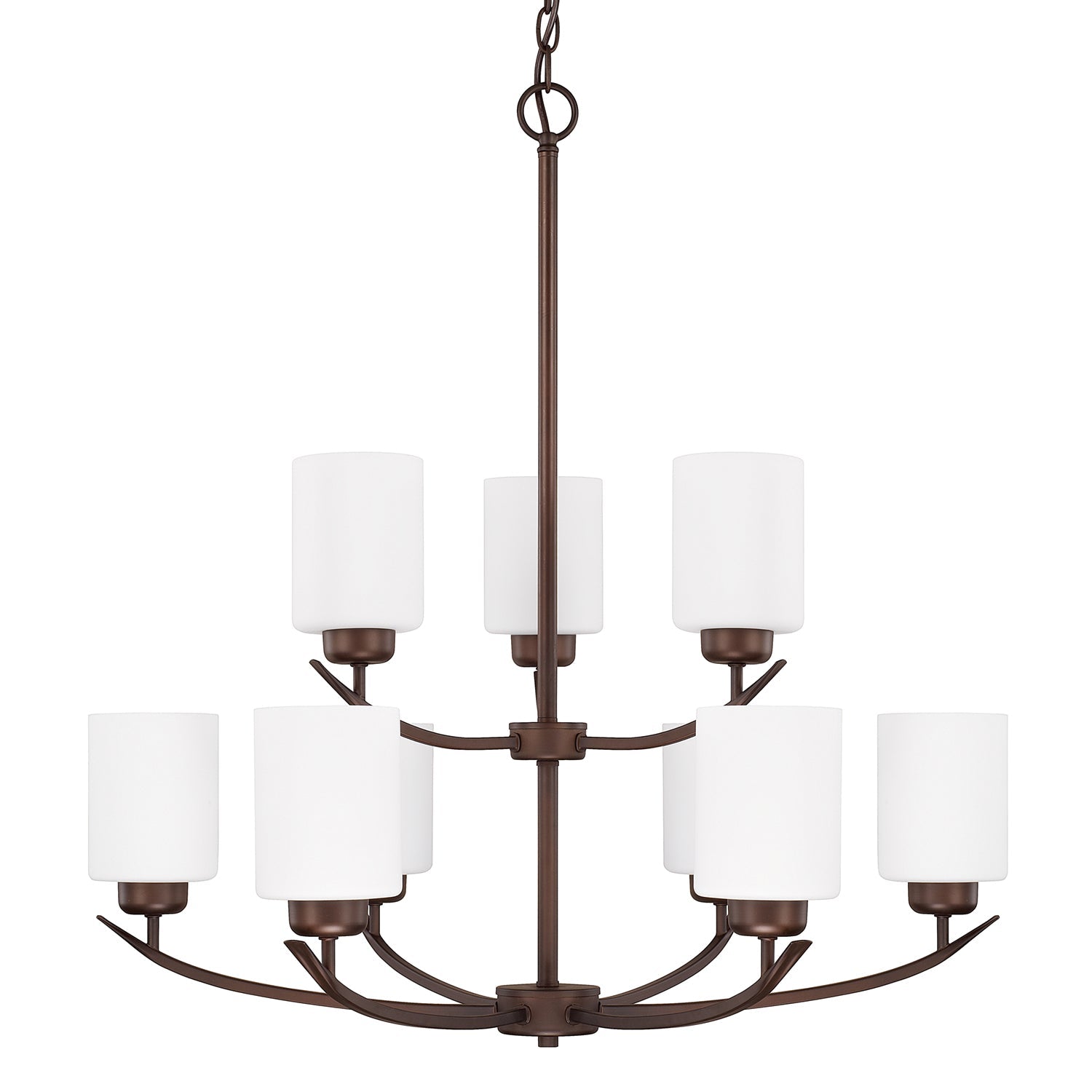  Dixon 9-Light Chandelier In Bronze
