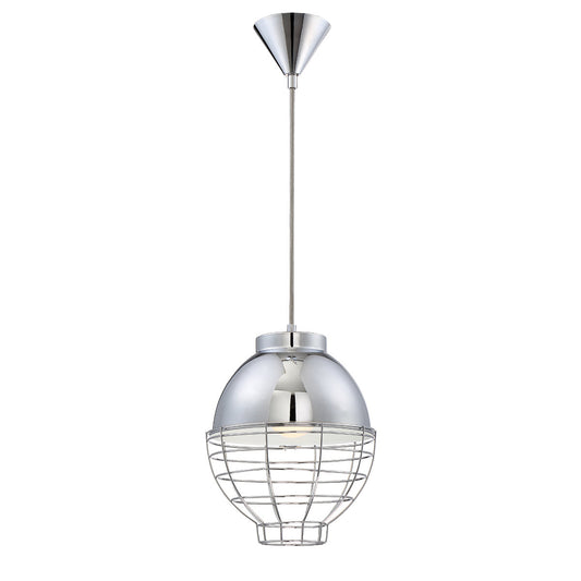  Brampton 1-Light Pendant In Chrome