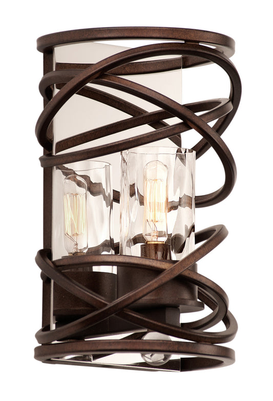  Industrial Eternity 1-Light Wall Sconce In Etruscan Bronze