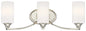  Tilbury 3-Light Bath Vanity In Polished Nickel & Etched Opal Glass