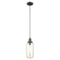 Livex Lighting Art Glass 1-Light Mini Pendant In English Bronze